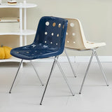 Ergonomic Sand Color Metal Base Polymer Office Chair Image - 8