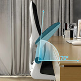 Ergonomic Swivel Mesh Adjustable Casters Office Chair Image - 15