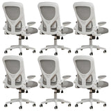 Ergonomic Swivel Mesh Adjustable Casters Office Chair Image - 17