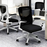 Ergonomic Swivel Mesh Adjustable Casters Office Chair Image - 20