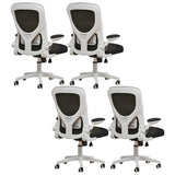 Ergonomic Swivel Mesh Adjustable Casters Office Chair Image - 22