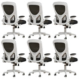 Ergonomic Swivel Mesh Adjustable Casters Office Chair Image - 23