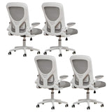 Ergonomic Swivel Mesh Adjustable Casters Office Chair Image - 28