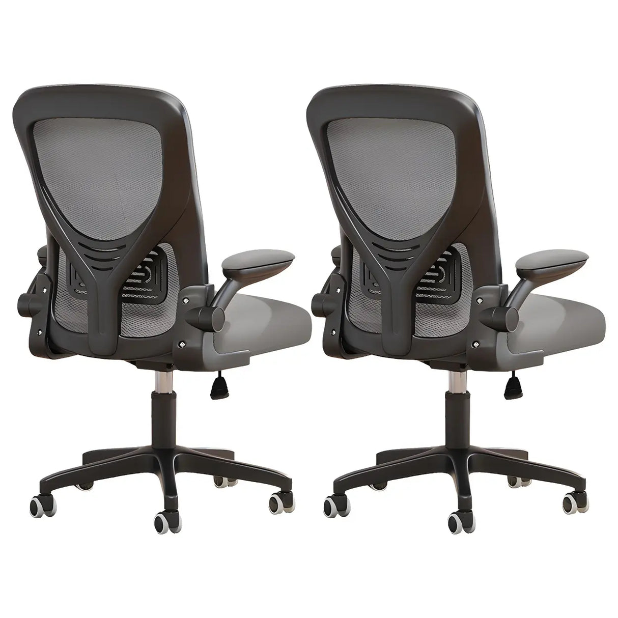 Ergonomic Swivel Mesh Adjustable Casters Office Chair Image - 31