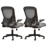 Ergonomic Swivel Mesh Adjustable Casters Office Chair Image - 31