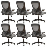Ergonomic Swivel Mesh Adjustable Casters Office Chair Image - 33