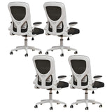 Ergonomic Swivel Mesh Adjustable Casters Office Chair Image - 36