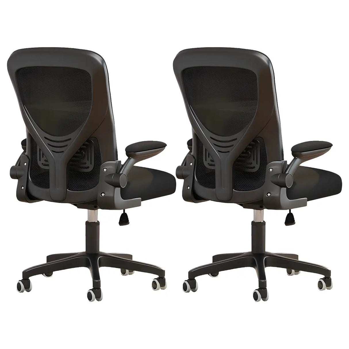 Ergonomic Swivel Mesh Adjustable Casters Office Chair Image - 39