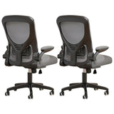 Ergonomic Swivel Mesh Adjustable Casters Office Chair Image - 8