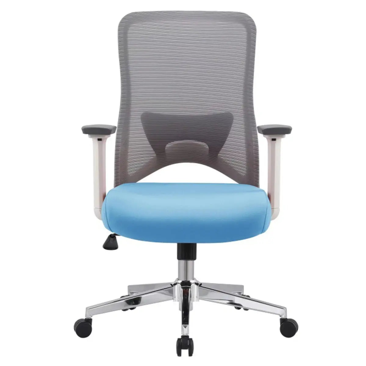 Ergonomic Swivel Office Chair Mesh Black Adjustable Seat Image - 10