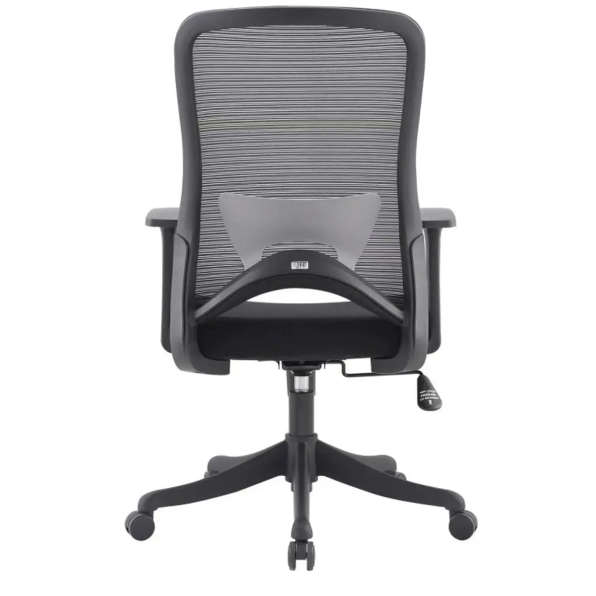 Ergonomic Swivel Office Chair Mesh Black Adjustable Seat Image - 14