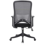 Ergonomic Swivel Office Chair Mesh Black Adjustable Seat Image - 14
