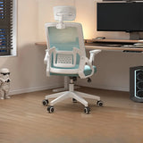 Ergonomic Tilt Padded Mesh Executive Black Office Chair Image - 13