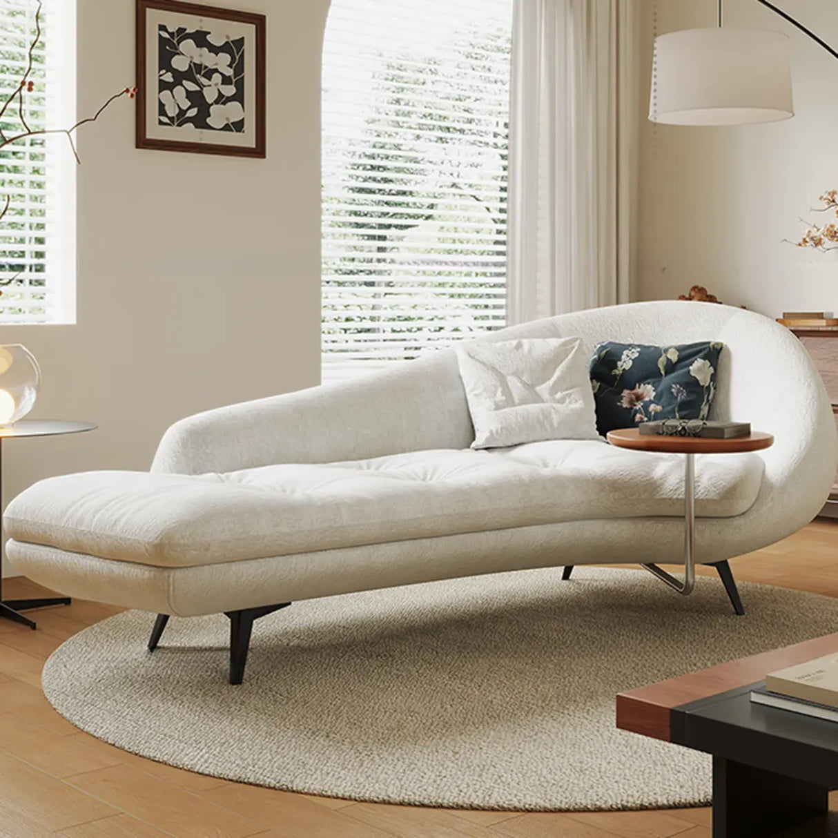 Ergonomic Waterproof Reclining Tufted Right-Arm Chaise Image - 1