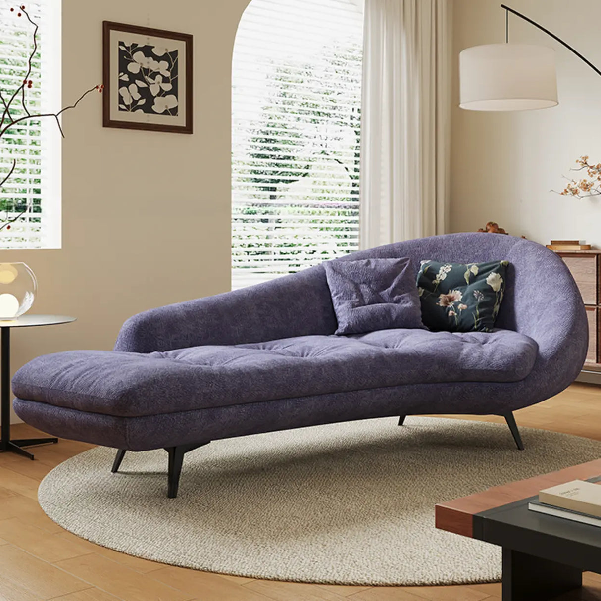 Ergonomic Waterproof Reclining Tufted Right-Arm Chaise Image - 4