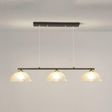 Exquisite 3-Light Floral Gold Island Chandelier Light Image - 10