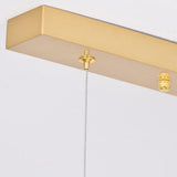Exquisite 3-Light Floral Gold Island Chandelier Light Image - 13