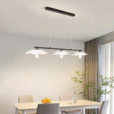 Exquisite 3-Light Floral Gold Island Chandelier Light Image - 4