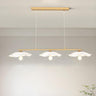 Exquisite 3-Light Floral Gold Island Chandelier Light Image - 5