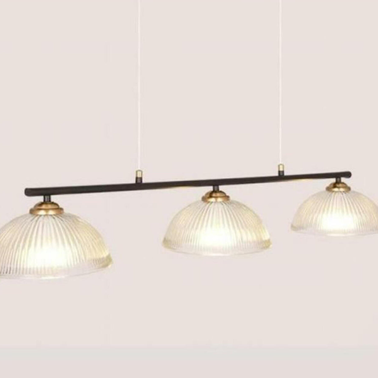 Exquisite 3-Light Floral Gold Island Chandelier Light Image - 8