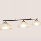 Exquisite 3-Light Floral Gold Island Chandelier Light Image - 8