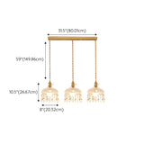 Exquisite Clear Crystal Kitchen Island Pendant Light Image - 17