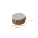 Exquisite Waterproof Woven Oval Rattan Gray Patio Set Image - 16