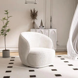 Fade Resistant Flannel Sloped Arms Pine Frame Arm Chair Image - 5