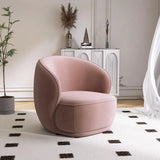 Fade Resistant Flannel Sloped Arms Pine Frame Arm Chair Image - 9