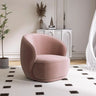 Fade Resistant Flannel Sloped Arms Pine Frame Arm Chair Image - 9