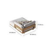 Fade Resistant Teak L-Shaped White Cushions Patio Sofa Set Image - 11