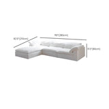 Fade Resistant White L-Shaped Linen Recliner Included Sofa Image - 9