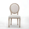 Farmhouse Upholstered King Louis Back Dining Side Chair Image - 13