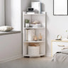 Fashion Closed Back Corner Wooden Display Bookcases Image - 21