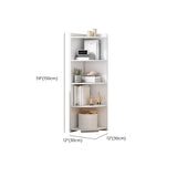 Fashion Closed Back Corner Wooden Display Bookcases Image - 28