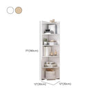 Fashion Closed Back Corner Wooden Display Bookcases Image - 30