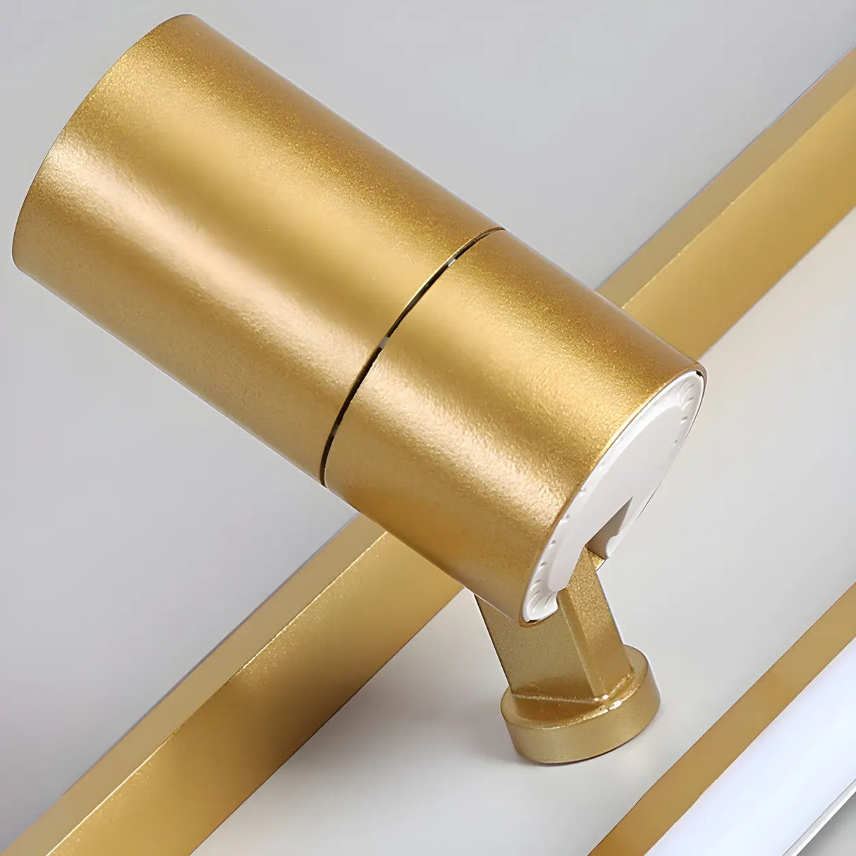 Fashion Gold LED Metal Flush Mount Fixed Track Light Image - 14