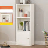 Fashion Rectangular Wood Narrow Storage Bookcase Medium Image - 30