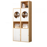 Fashion Rectangular Wood Narrow Storage Bookcase Medium Image - 39