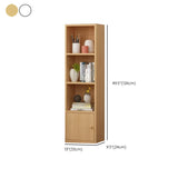 Fashion Rectangular Wood Narrow Storage Bookcase Medium Image - 41