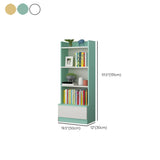 Fashion Rectangular Wood Narrow Storage Bookcase Medium Image - 45