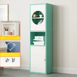Fashion Rectangular Wood Narrow Storage Bookcase Medium Image - 6