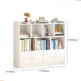 Fashion Solid Wood White Organizer Cabinets Bookcase Image - 22