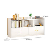 Fashion Solid Wood White Organizer Cabinets Bookcase Image - 27