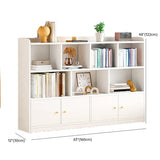 Fashion Solid Wood White Organizer Cabinets Bookcase Image - 29
