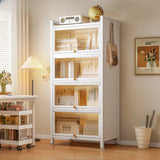 Fashion Steel Closed Rectangular Clear Door Bookcase Image - 16