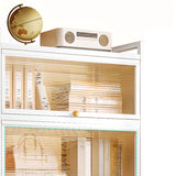Fashion Steel Closed Rectangular Clear Door Bookcase Image - 22