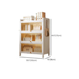 Fashion Steel Closed Rectangular Clear Door Bookcase Image - 30