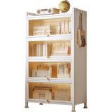 Fashion Steel Closed Rectangular Clear Door Bookcase Image - 5