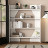 Fashion Vertical Rectangular Wooden Bookshelf Black Image - 16